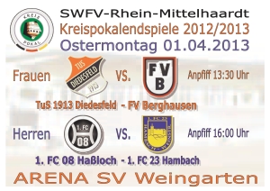 Kreispokalfinale in der Arena