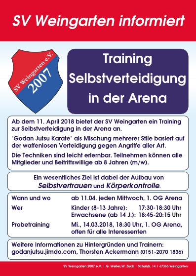 Neues Angebot – Selbstverteidigung